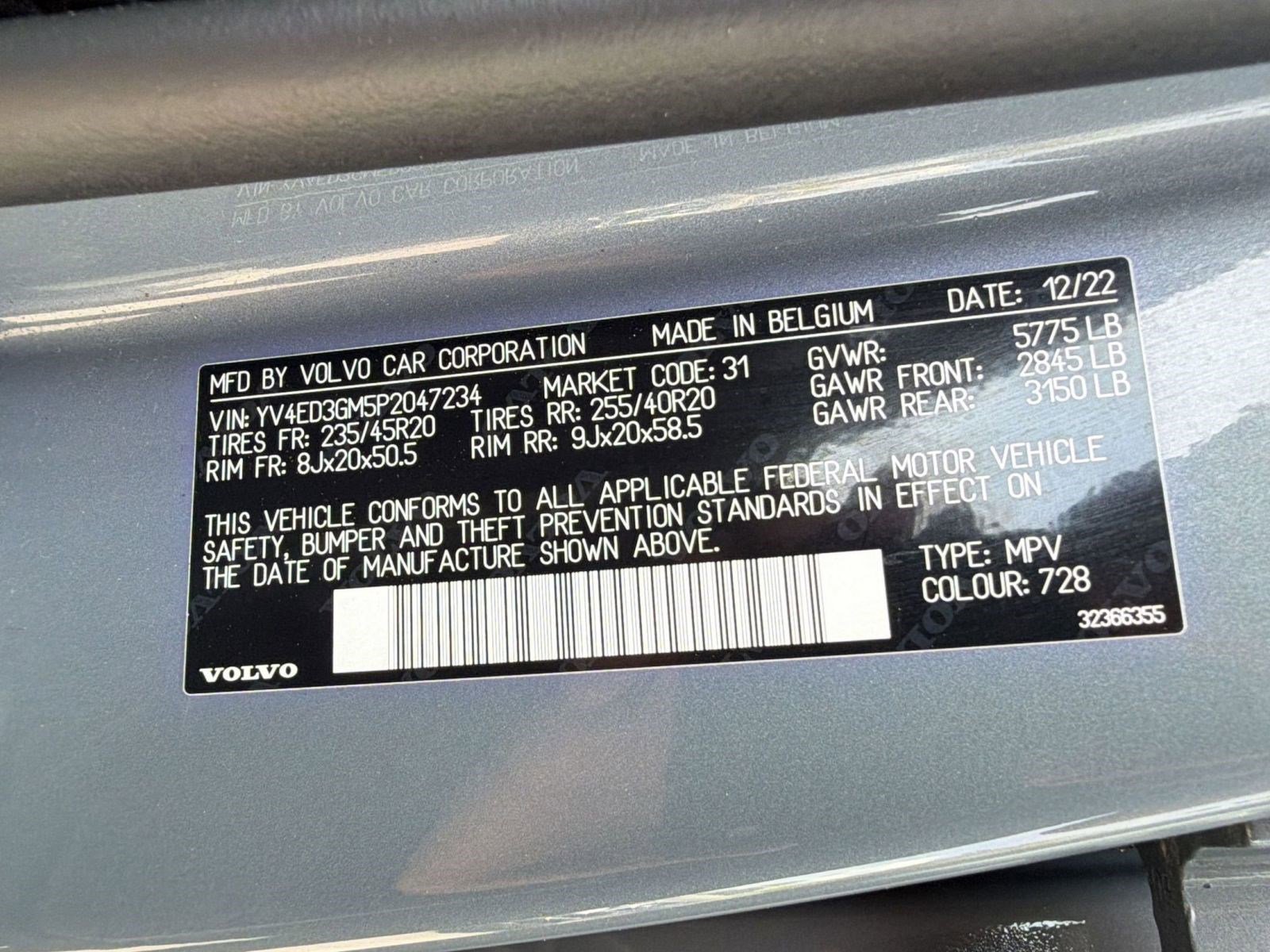 Certified 2023 Volvo C40 P8 Recharge Ultimate image 20