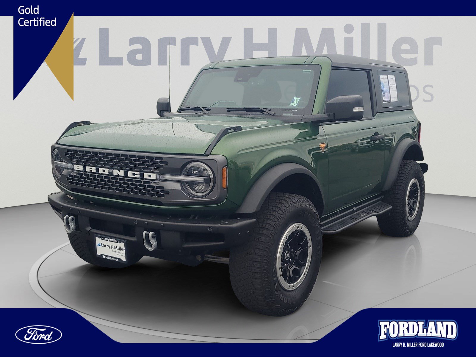 Certified 2023 Ford Bronco Badlands w/ Sasquatch Package AWD/4WD image 1