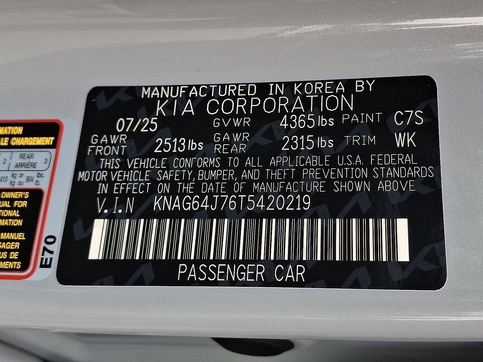 New 2026 Kia K5 GT-Line w/ GT-Line Red Interior Package FWD image 13