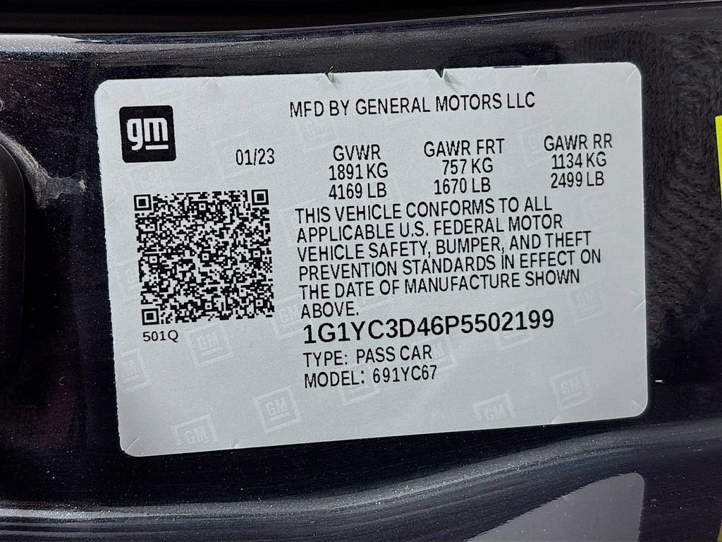 Certified 2023 Chevrolet Corvette Stingray Premium Conv w/ Z51 Performance Package image 35