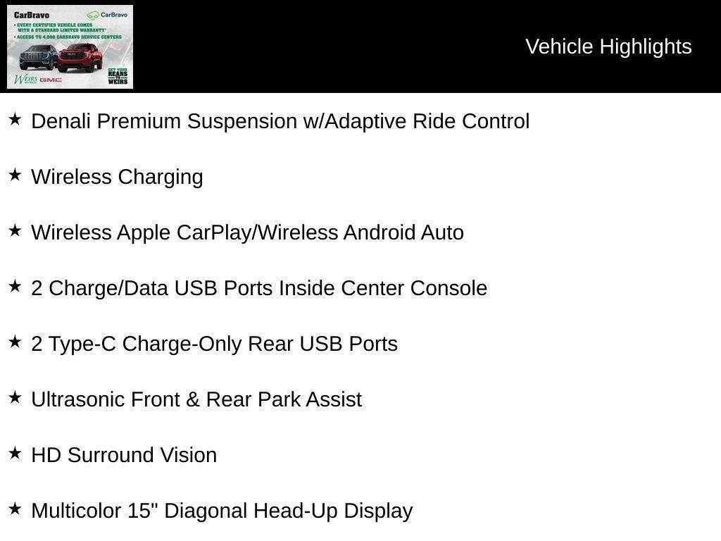 Certified 2025 GMC Sierra 1500 Denali w/ Denali Reserve Package AWD/4WD image 16