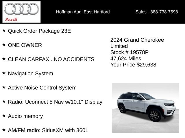Used 2024 Jeep Grand Cherokee Limited AWD/4WD image 6