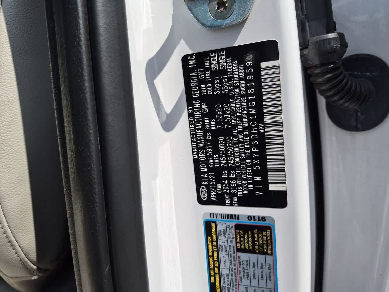 Used 2021 Kia Telluride EX w/ EX Premium Package AWD/4WD image 38
