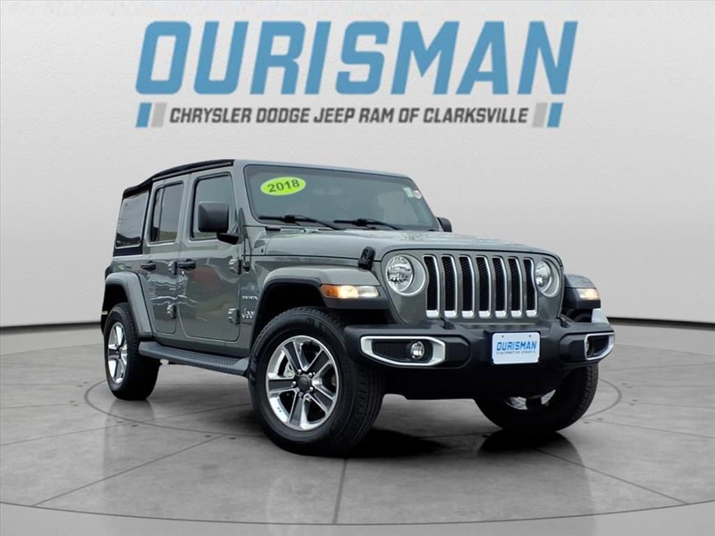 Used 2018 Jeep Wrangler Unlimited Sahara image 1