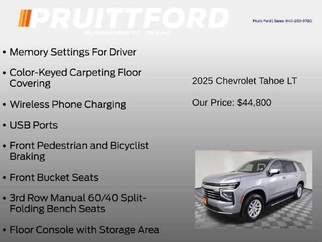Used 2025 Chevrolet Tahoe LT RWD image 31