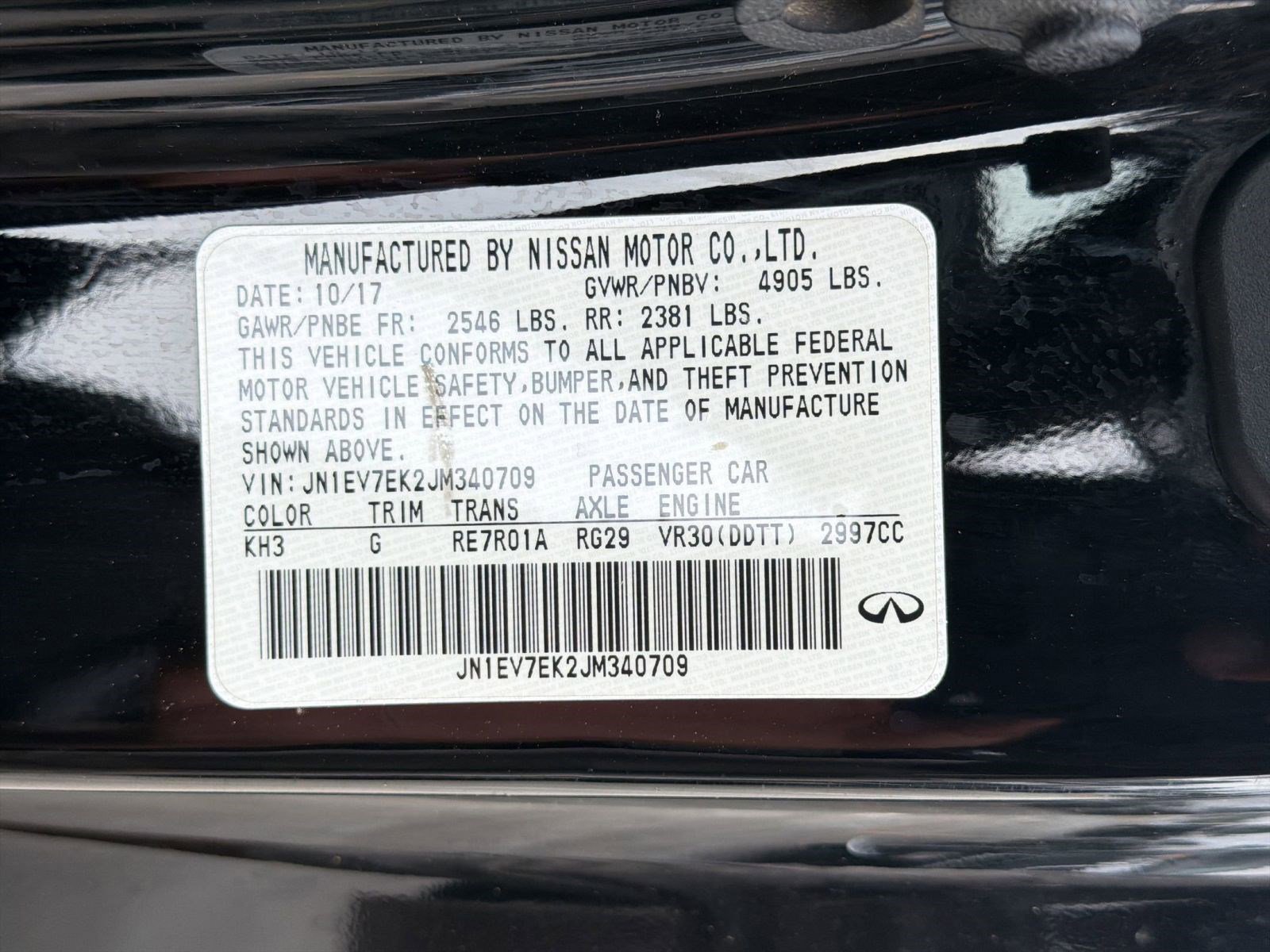 Used 2018 INFINITI Q60 3.0t Luxe w/ Sensory Package 3.0T Luxe image 20