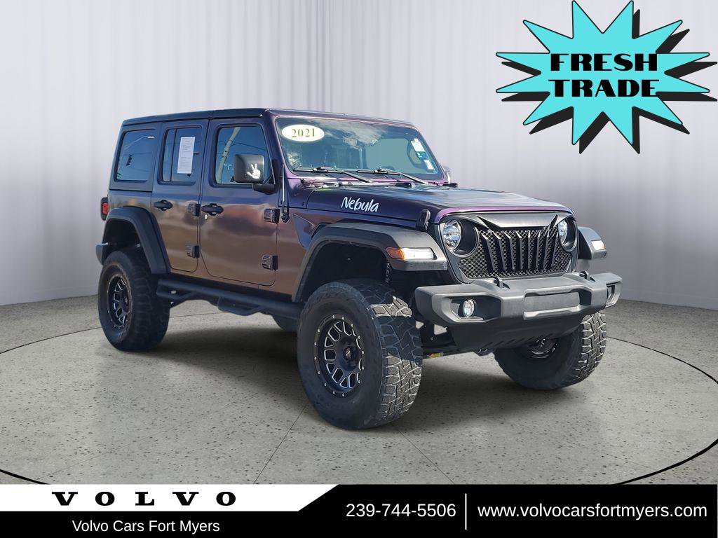 Used 2021 Jeep Wrangler Unlimited Sport image 1