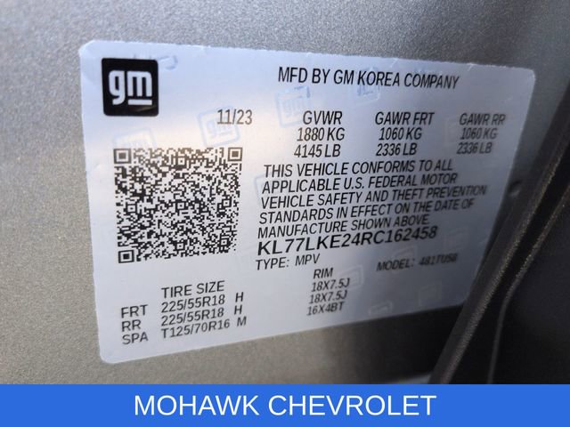 Used 2024 Chevrolet Trax ACTIV w/ Sunroof Package FWD image 34