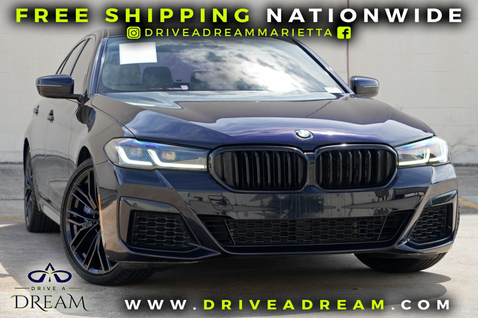Used 2021 BMW 540i w/ M Sport Package RWD image 2