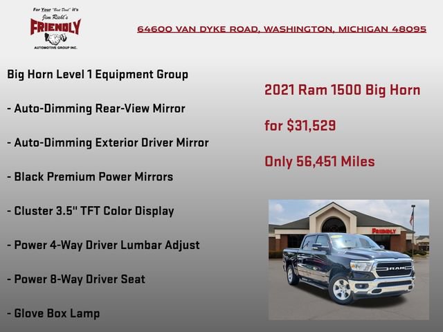 Used 2021 RAM 1500 Big Horn AWD/4WD image 10
