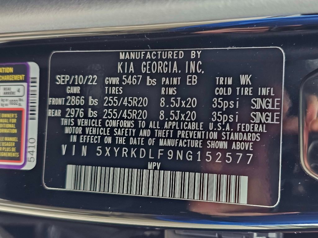 Certified 2022 Kia Sorento SX Prestige w/ Rust Color Package image 14