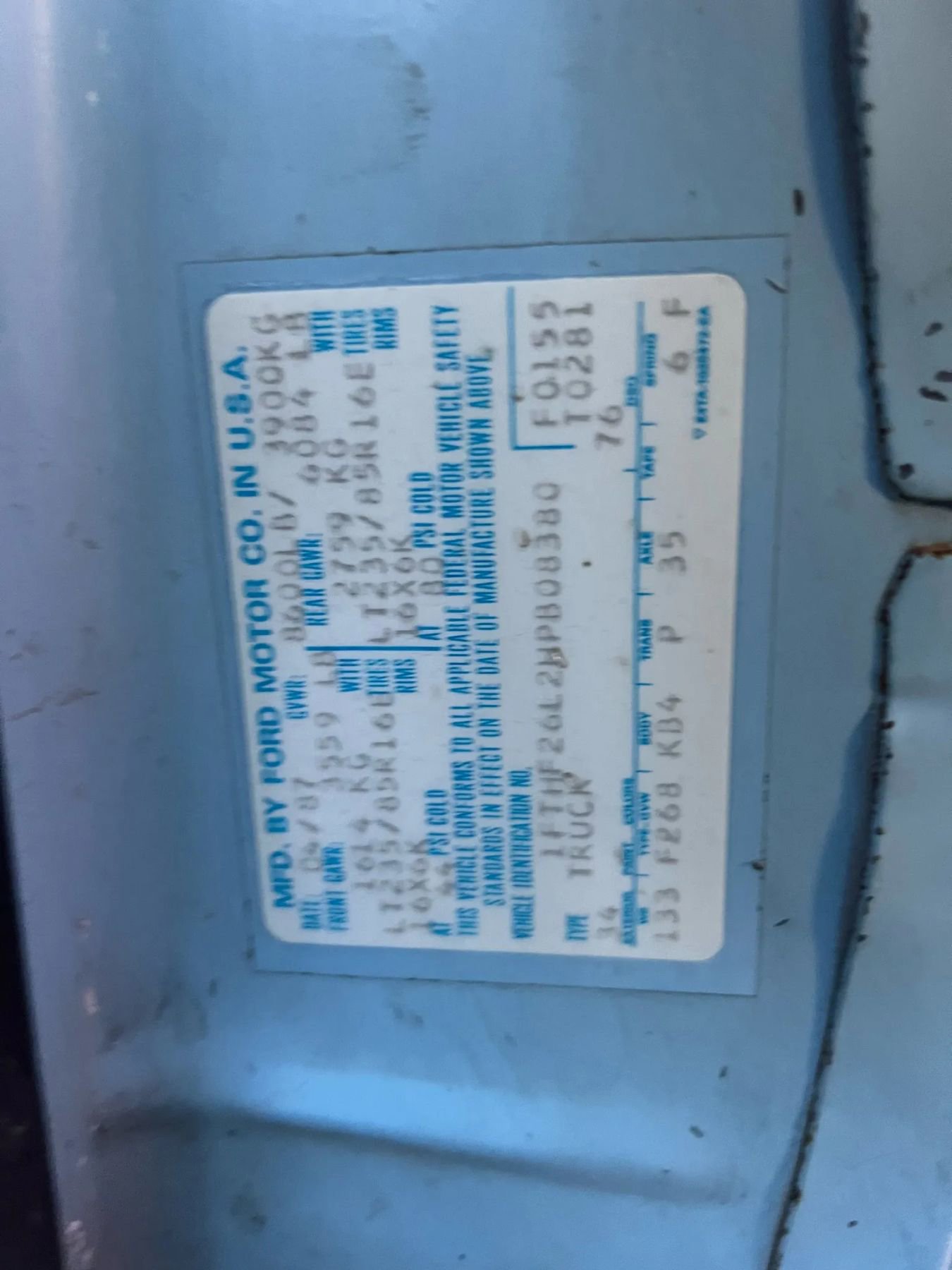 Used 1987 Ford F250 4x4 Regular Cab image 15