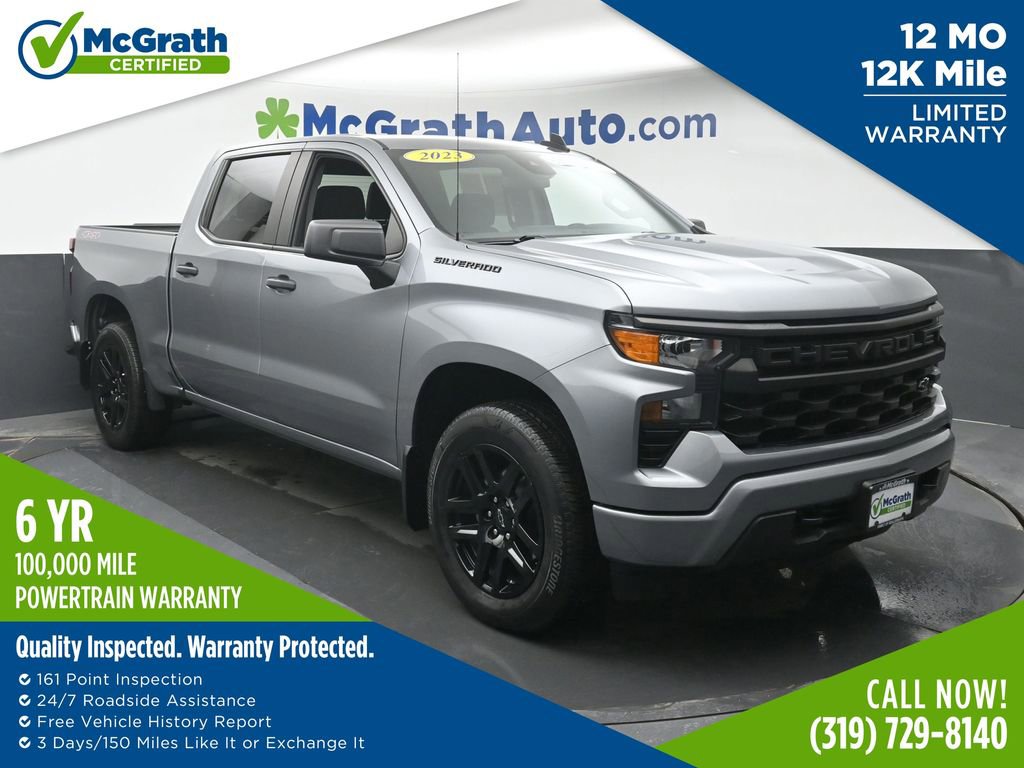 Used 2023 Chevrolet Silverado 1500 Custom w/ LPO, Dark Essentials Package image 1