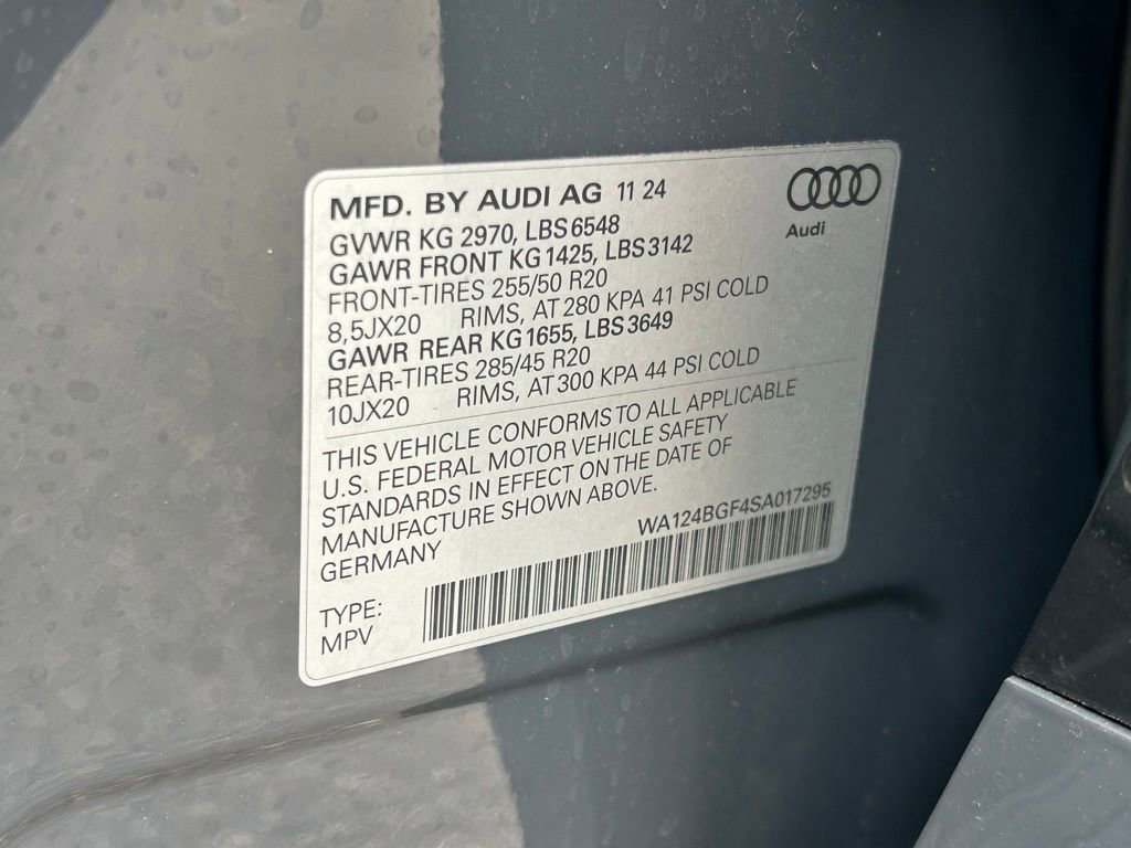 Used 2025 Audi Q6 e-tron Premium Plus w/ Premium Plus image 74