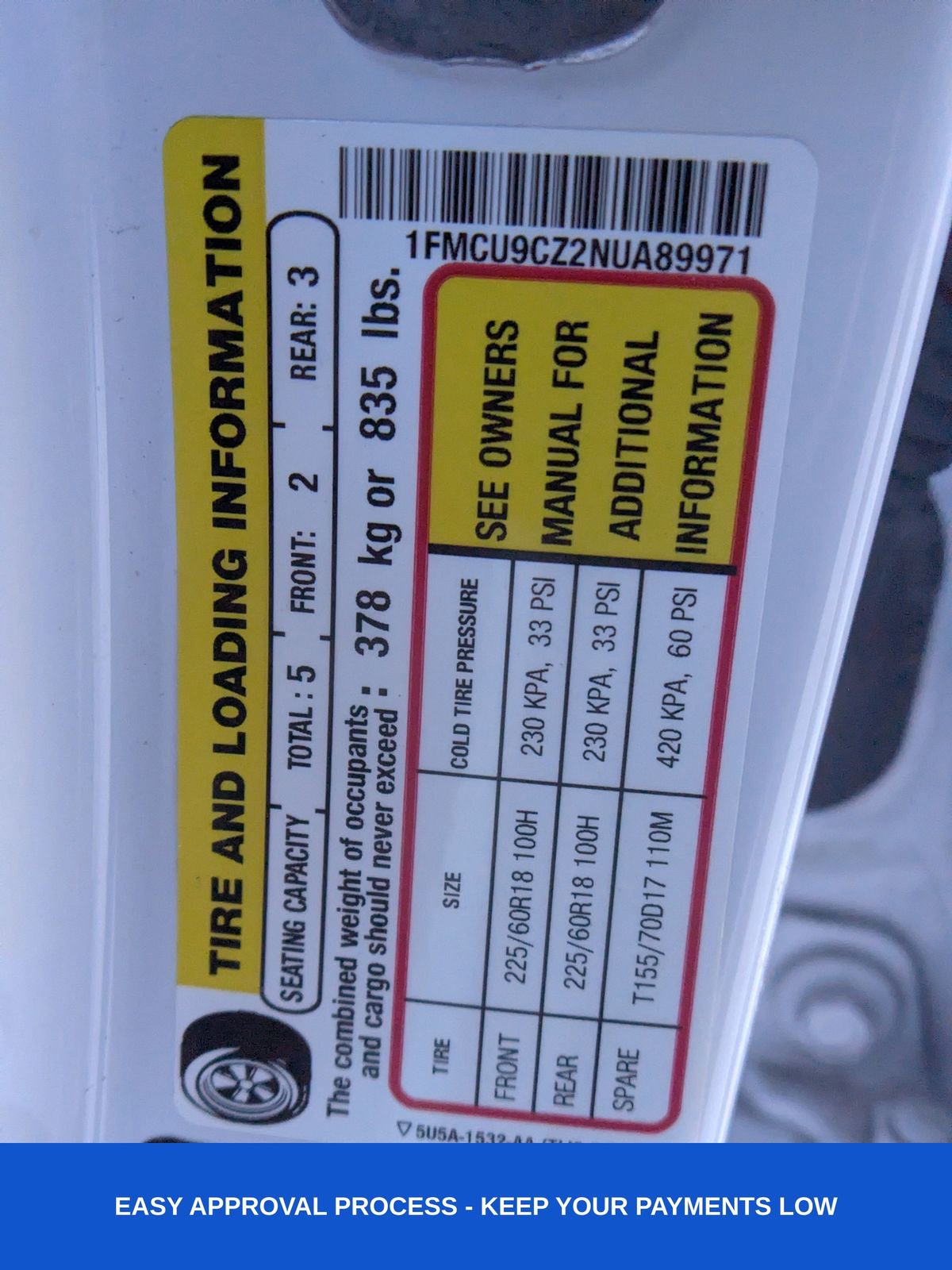 Used 2022 Ford Escape SEL w/ Technology Package image 15