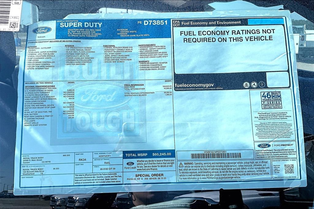 New 2023 Ford F350 XL w/ XL Chrome Package image 19