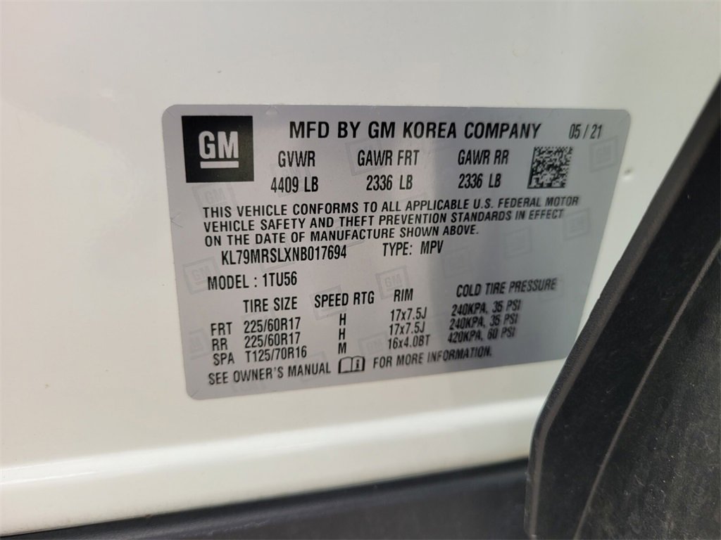 Certified 2022 Chevrolet TrailBlazer LT image 20