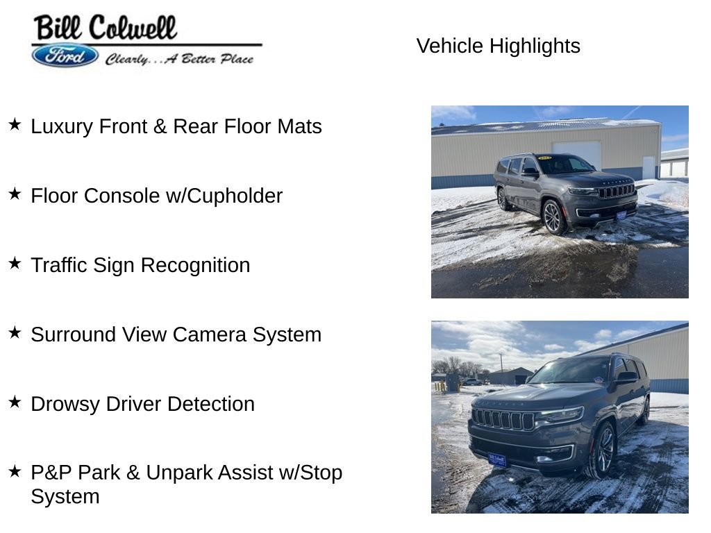 Used 2023 Jeep Wagoneer L Series III w/ Premium Group I image 29