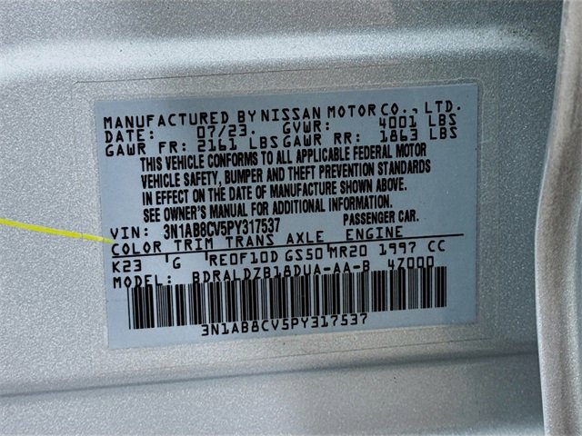 Used 2023 Nissan Sentra SV image 29