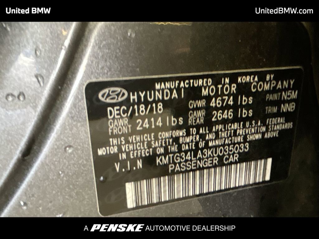 Used 2019 Genesis G70 2.0T Advanced w/ Elite Package image 23