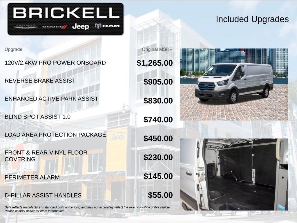 Used 2023 Ford E-Transit Low Roof w/ Load Area Protection Package image 5
