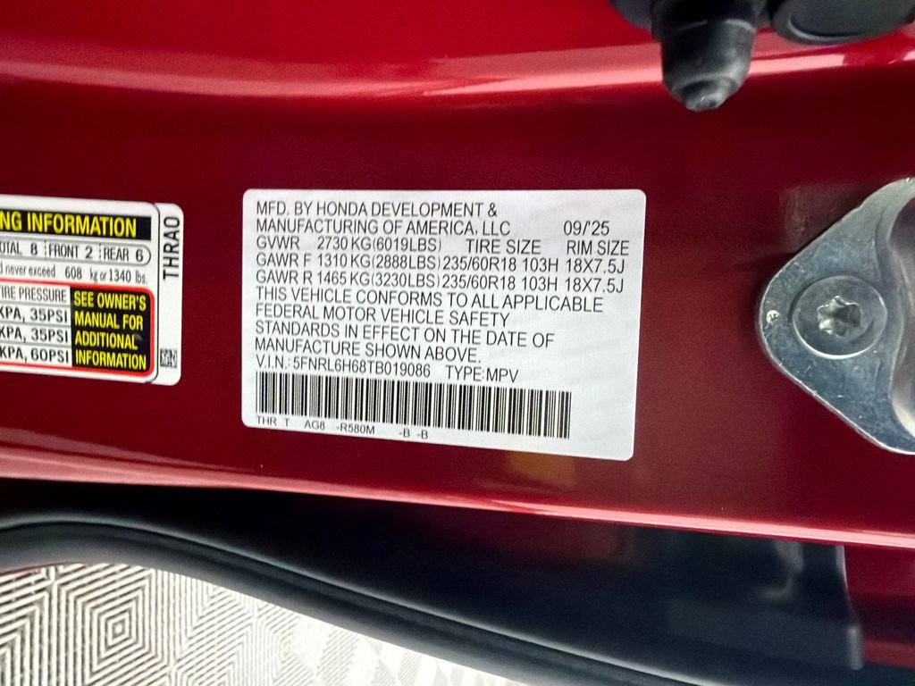 Used 2026 Honda Odyssey EX-L image 36