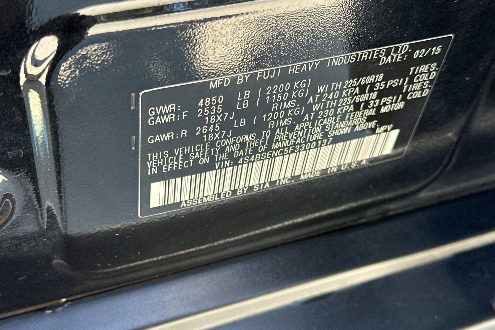 Used 2015 Subaru Outback 3.6R Limited AWD/4WD image 21
