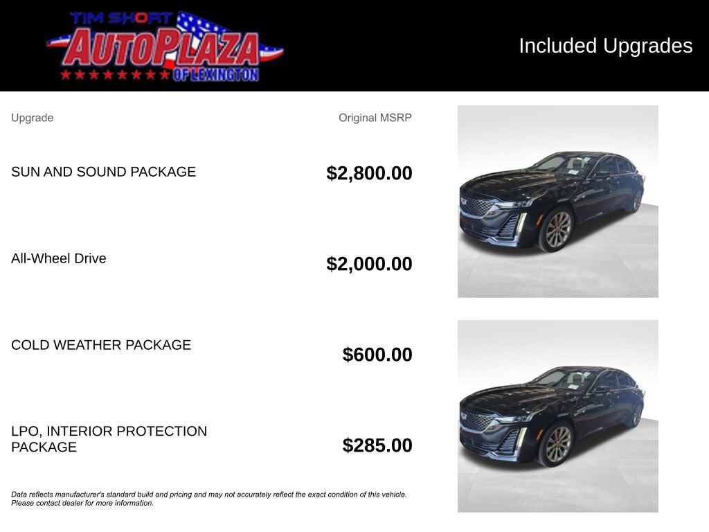 Used 2023 Cadillac CT5 Luxury w/ Sun And Sound Package AWD/4WD image 13