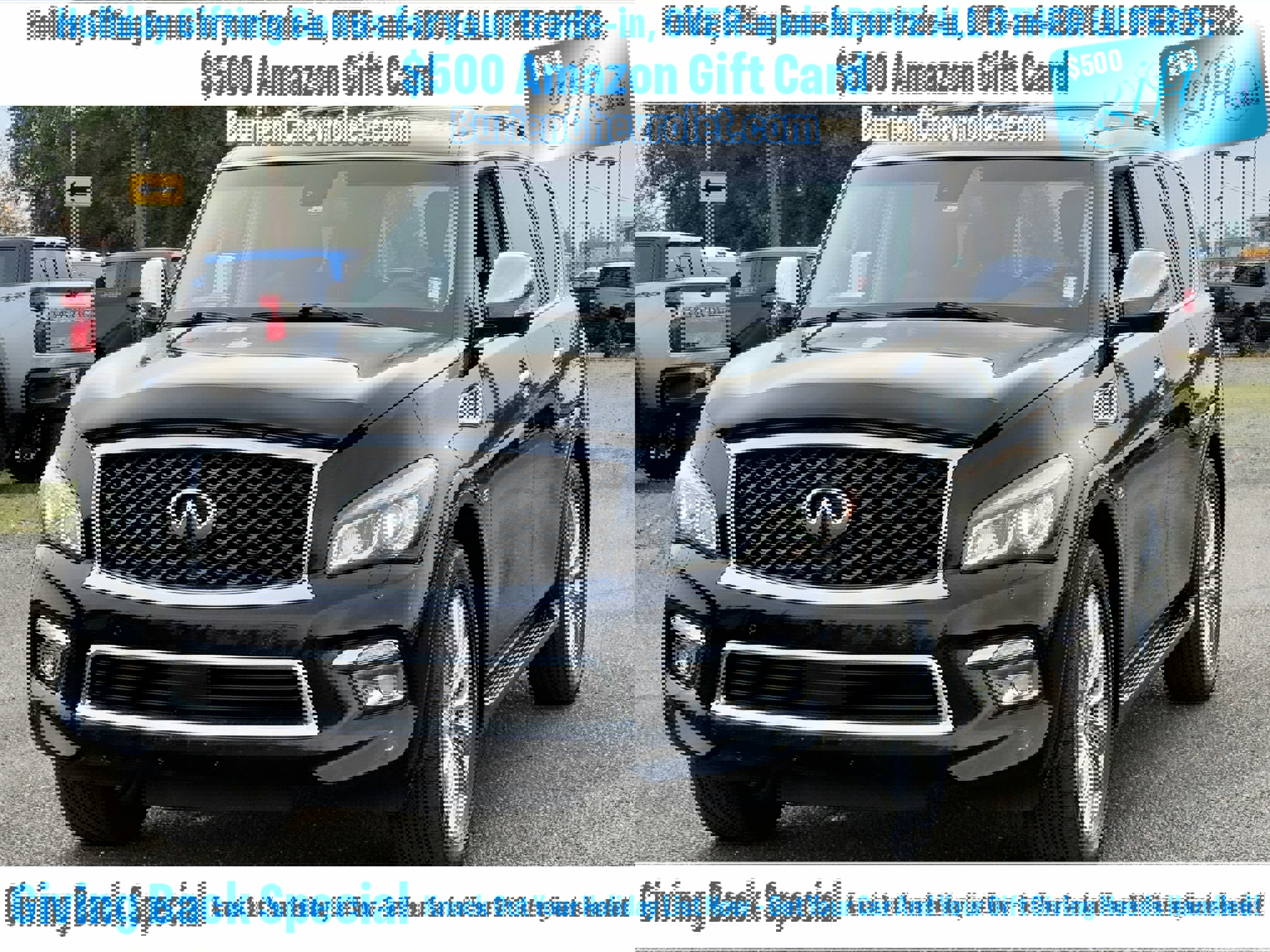 Used 2015 INFINITI QX80 4WD w/ Deluxe Technology Package