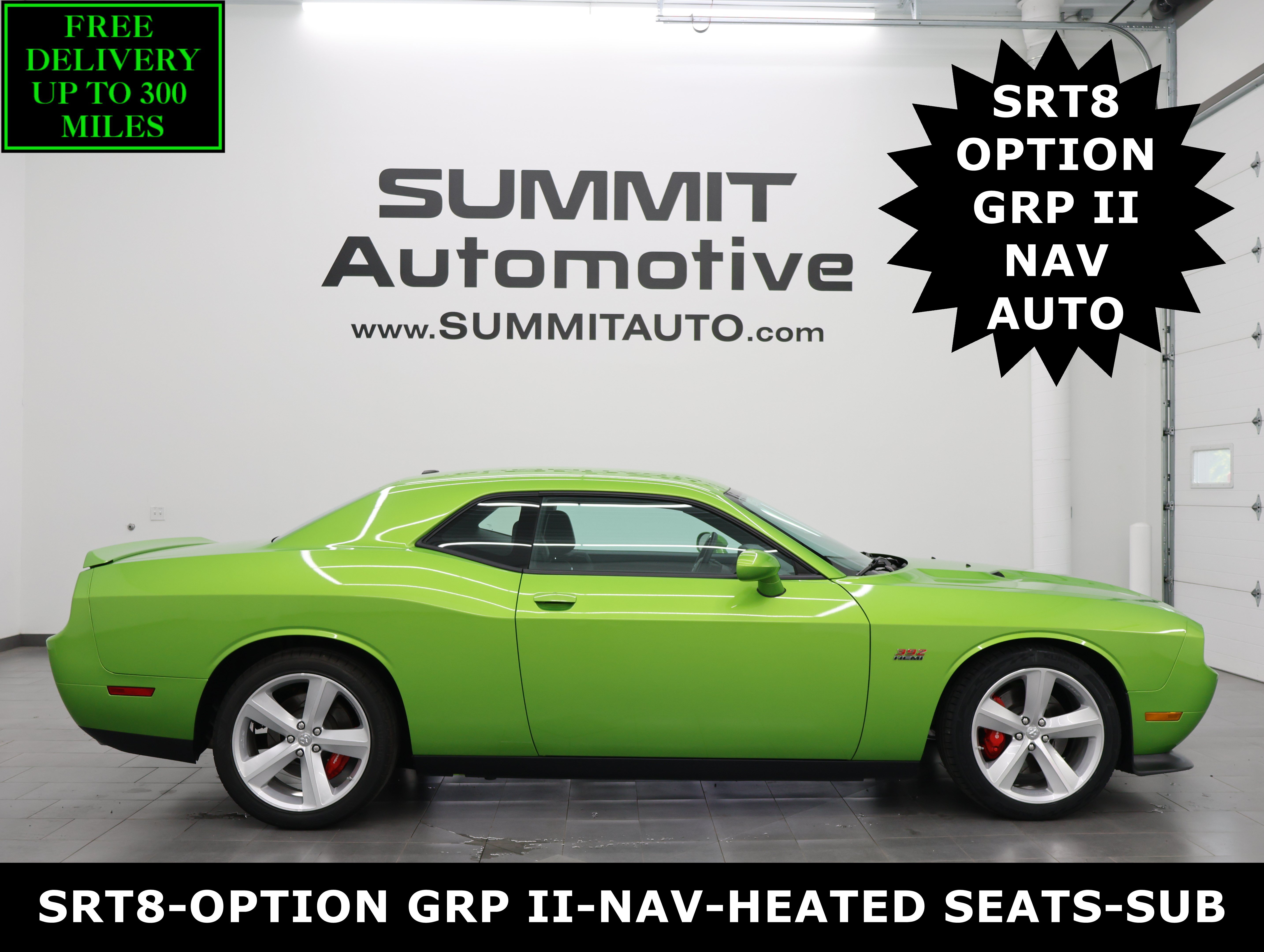 Used 2011 Dodge Challenger SRT8 w/ Green w/Envy Group RWD image 1