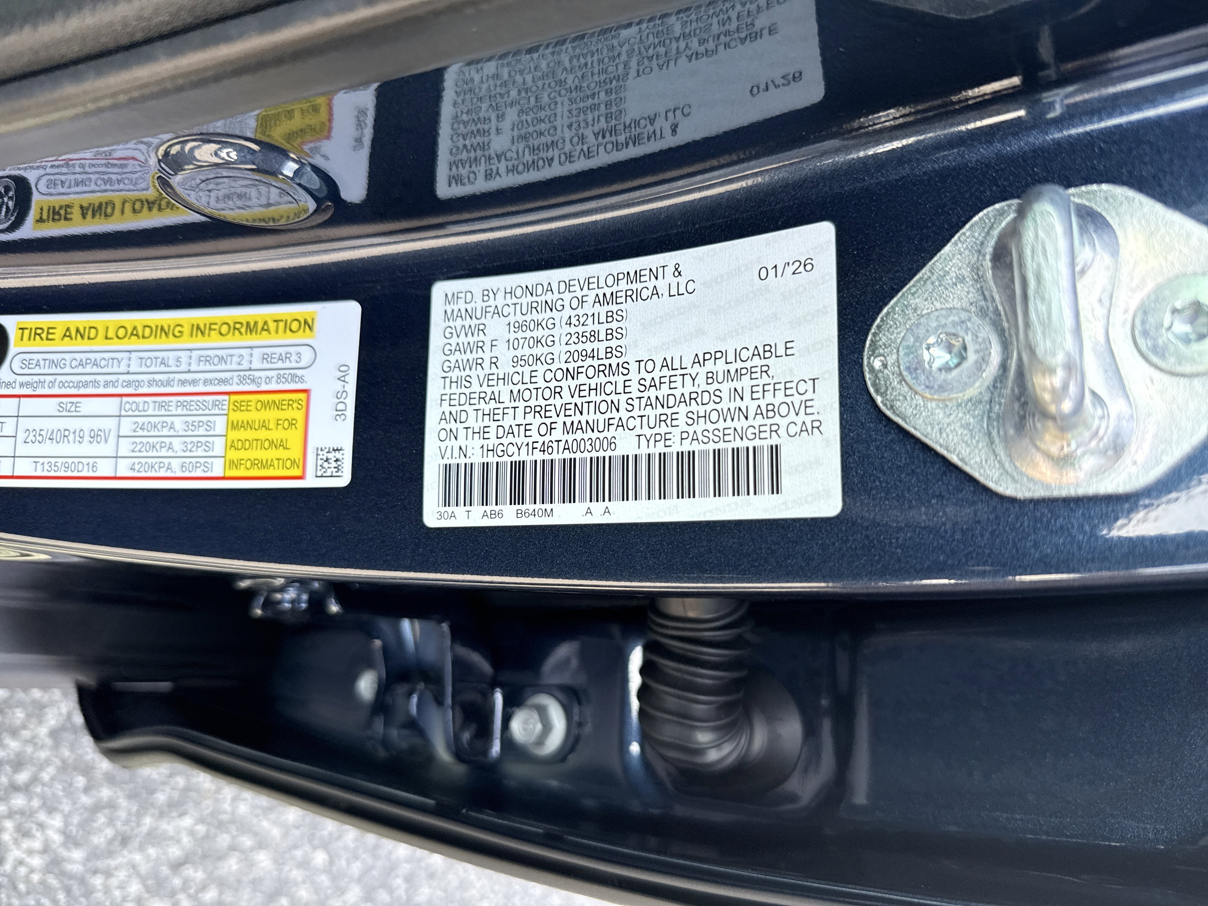 New 2026 Honda Accord SE image 37