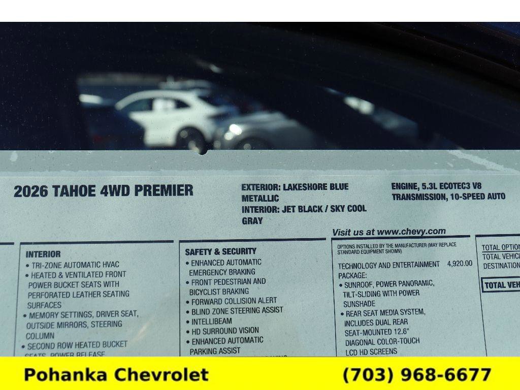 New 2026 Chevrolet Tahoe Premier image 32