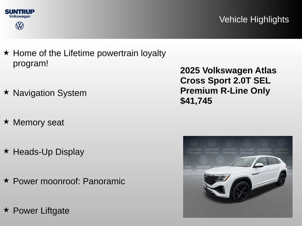 Used 2025 Volkswagen Atlas Cross Sport SEL Premium R-Line image 8
