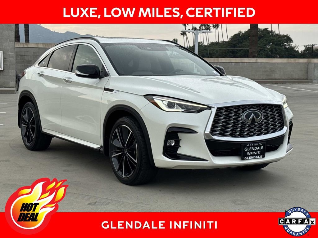 Certified 2023 INFINITI QX55 Luxe w/ Cargo Package