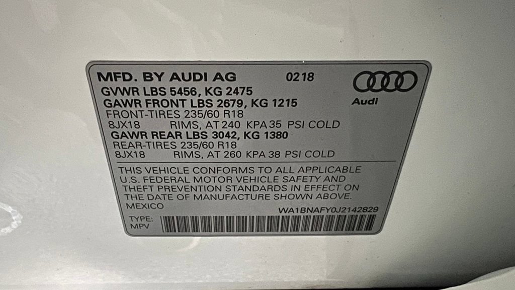 Used 2018 Audi Q5 2.0T Premium Plus w/ Premium Plus Package AWD/4WD image 49