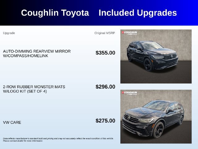 Used 2023 Volkswagen Tiguan SE R-Line AWD/4WD image 3