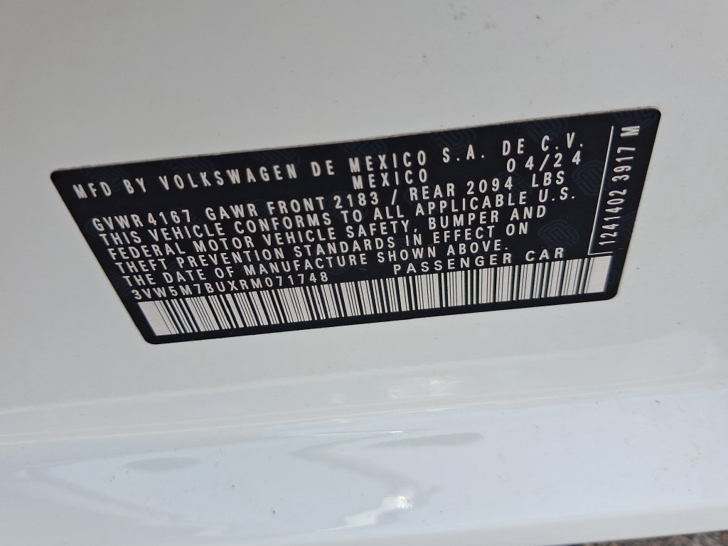 Certified 2024 Volkswagen Jetta S FWD image 29
