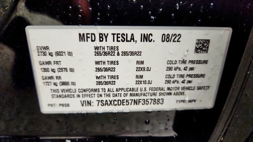Used 2022 Tesla Model X AWD/4WD image 25