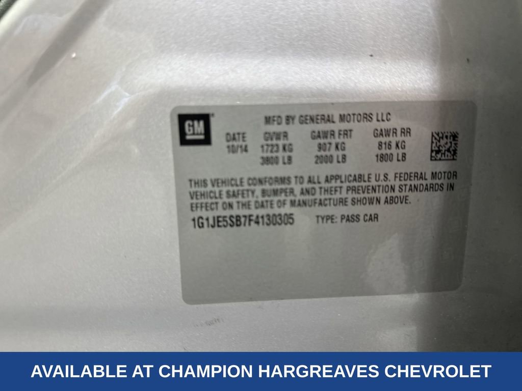 Used 2015 Chevrolet Sonic LTZ image 43