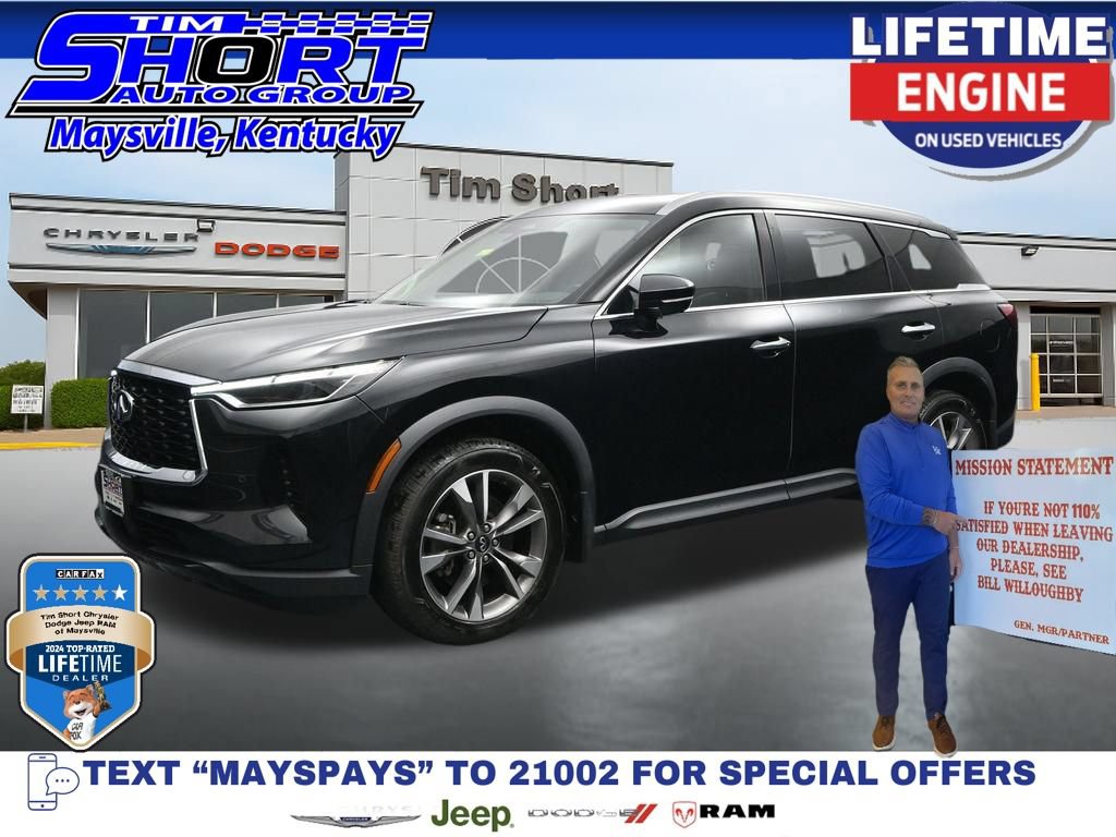 Used 2023 INFINITI QX60 Luxe w/ Cargo Package AWD/4WD image 1