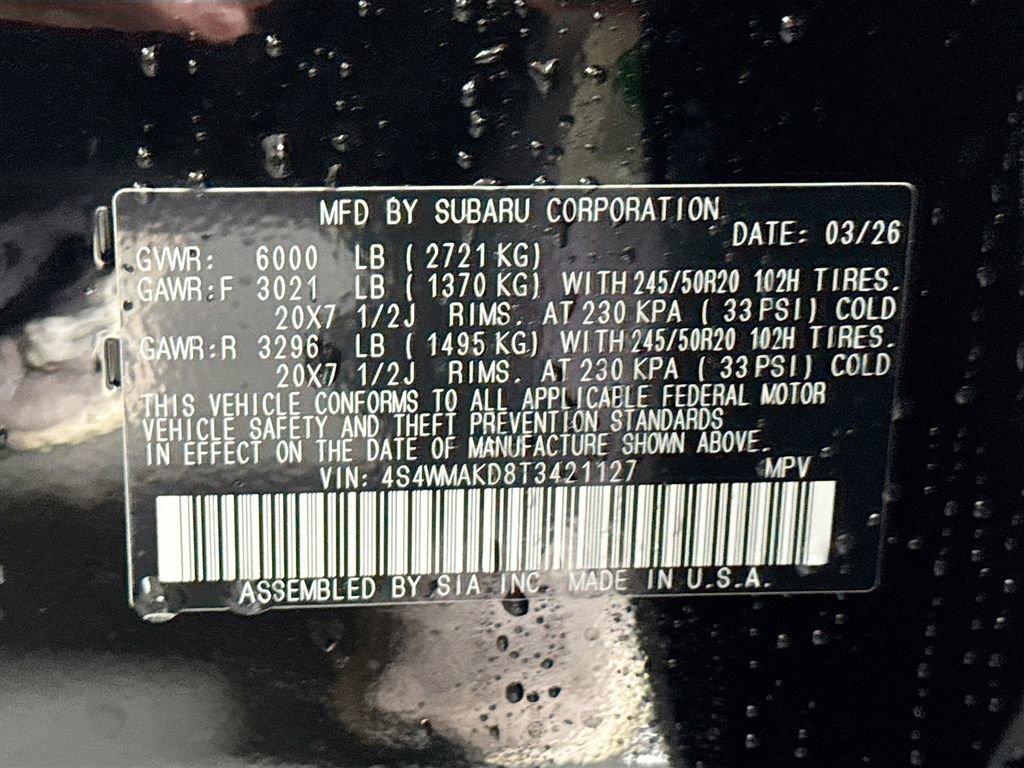 New 2026 Subaru Ascent Touring image 32