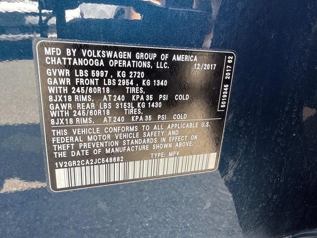 Used 2018 Volkswagen Atlas S image 29