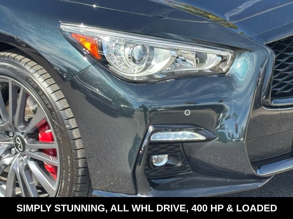 Certified 2023 INFINITI Q50 Red Sport 400 w/ Black Opal Edition image 4
