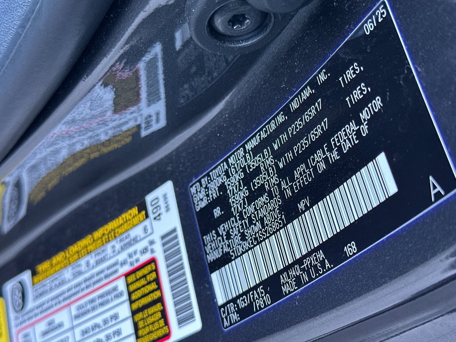 Used 2025 Toyota Sienna LE FWD image 26