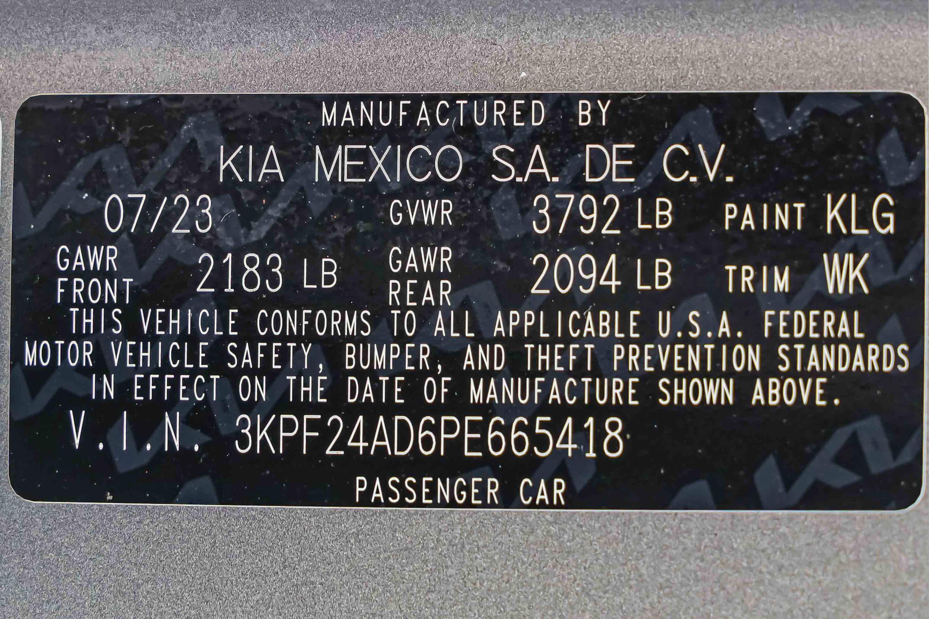 Certified 2023 Kia Forte LXS w/ LXS Technology Package FWD image 28