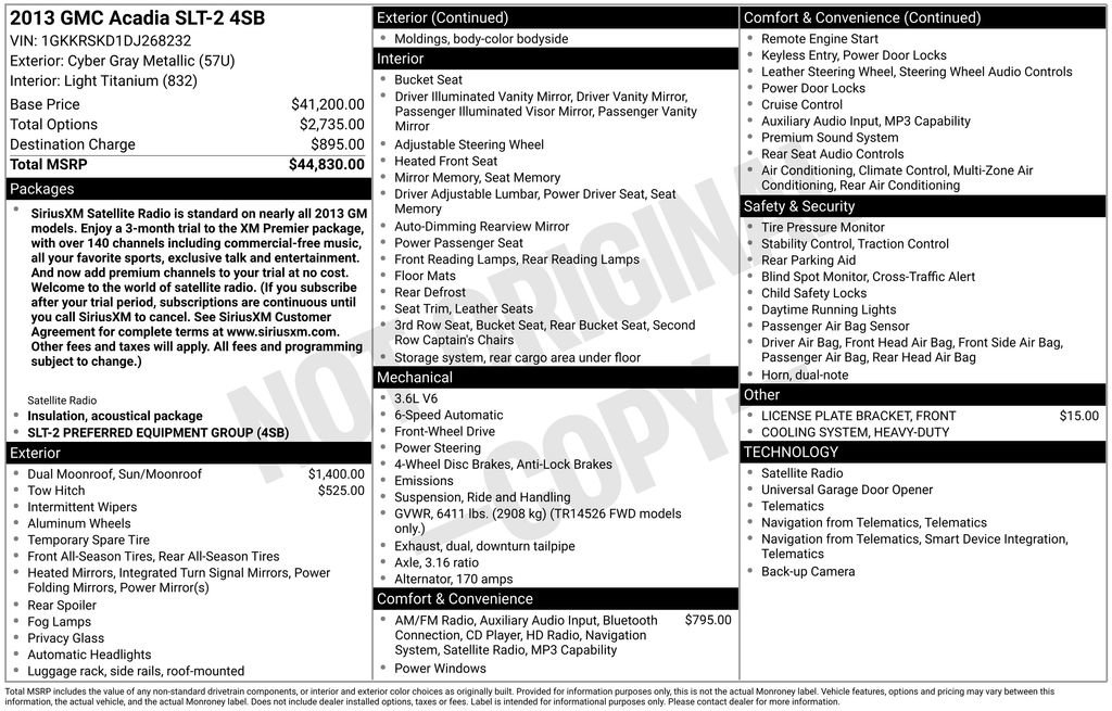 Used 2013 GMC Acadia SLT FWD image 11