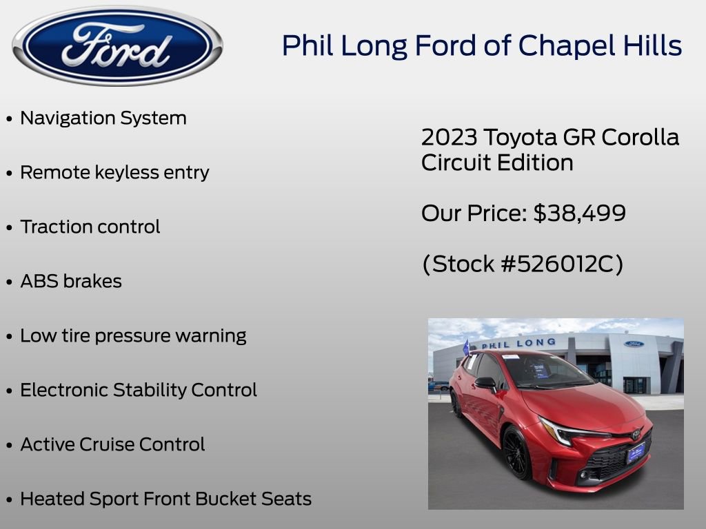 Used 2023 Toyota Corolla GR w/ Performance Package image 35