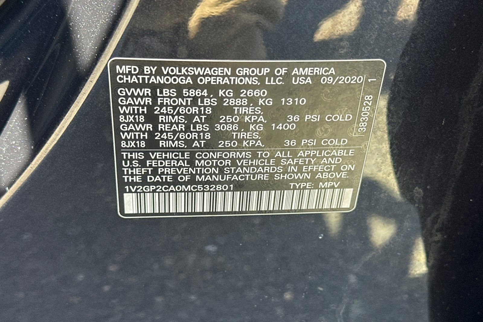 Used 2021 Volkswagen Atlas S image 24