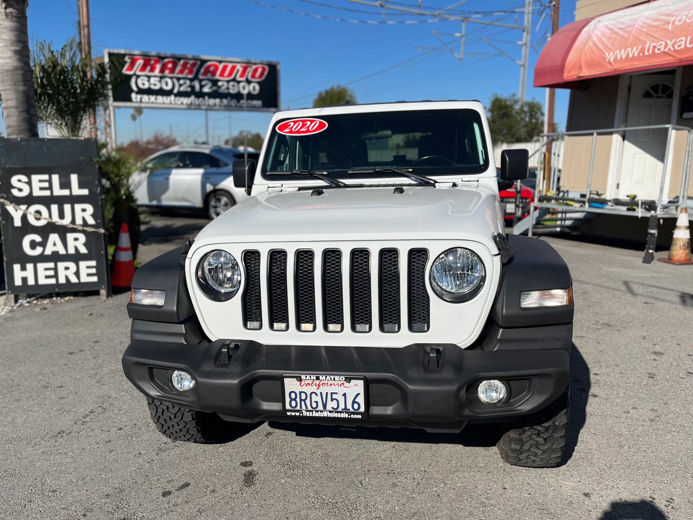 Used 2020 Jeep Wrangler Unlimited Sport image 2