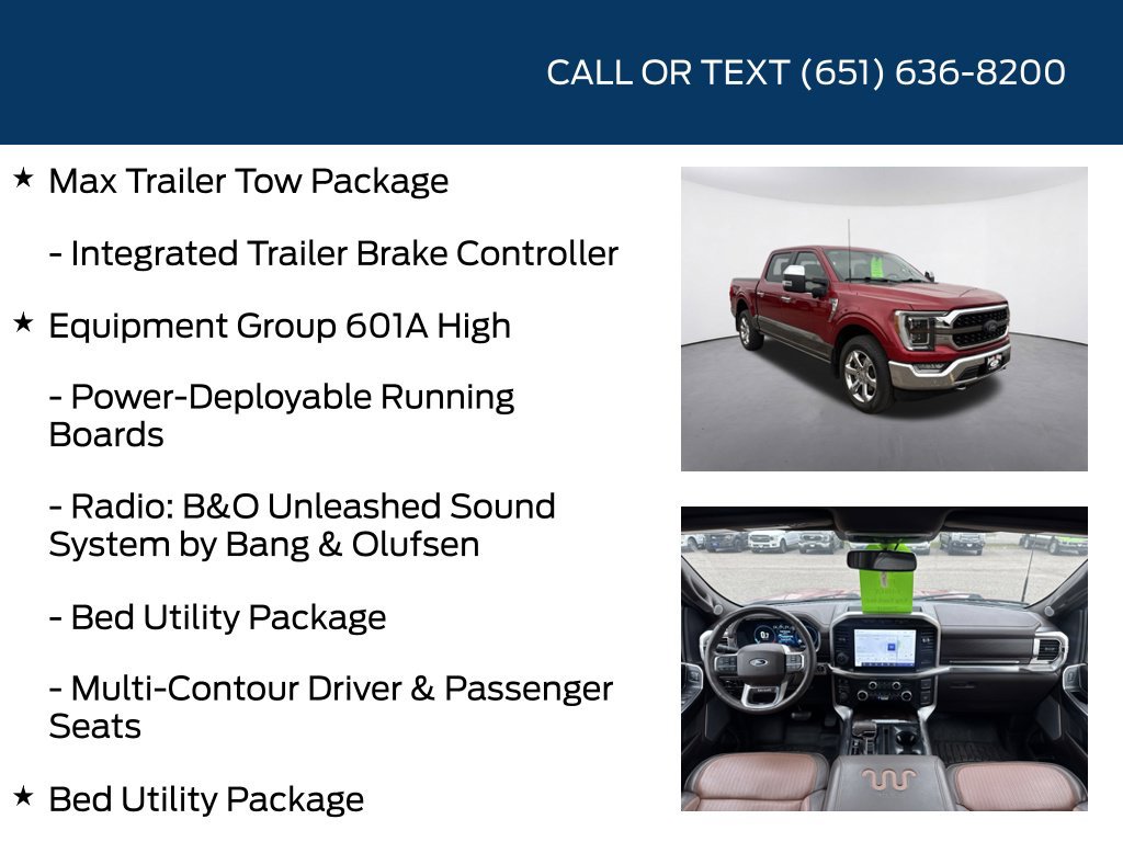 Certified 2023 Ford F150 King Ranch w/ Equipment Group 601A High AWD/4WD image 10